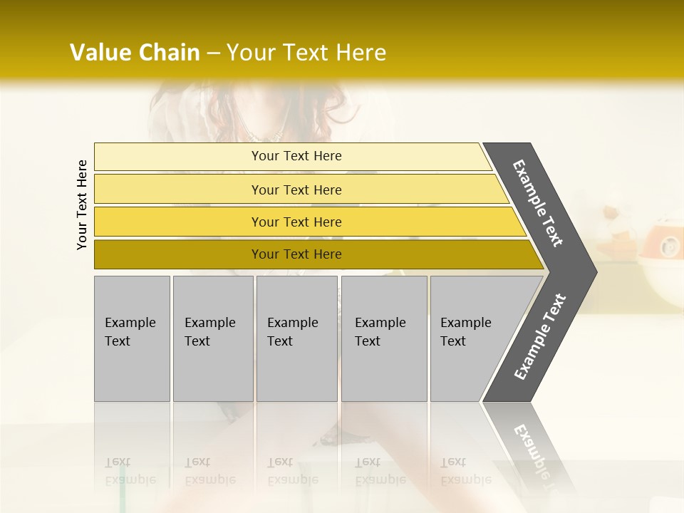 Mixer Woman High Heel PowerPoint Template