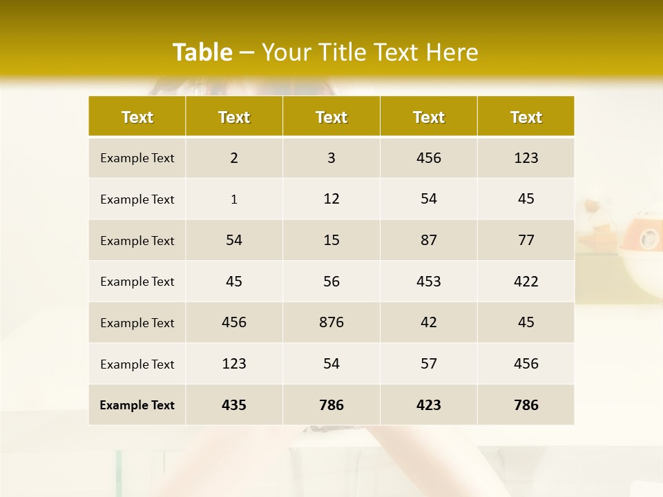 Mixer Woman High Heel PowerPoint Template