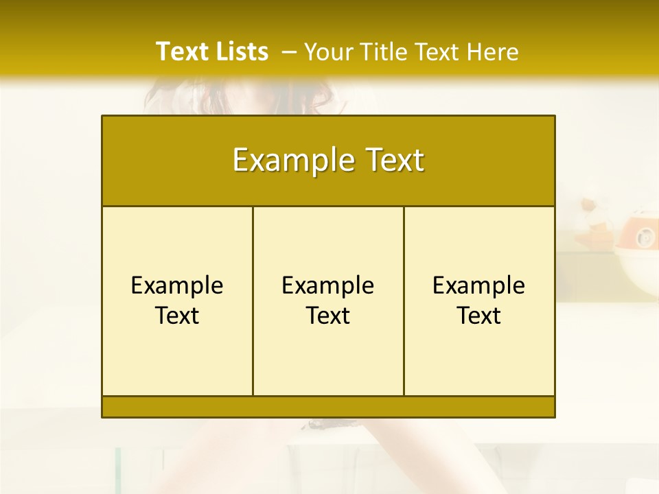 Mixer Woman High Heel PowerPoint Template