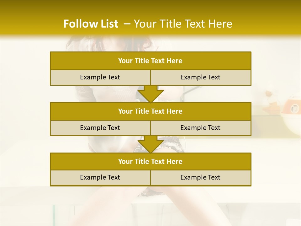 Mixer Woman High Heel PowerPoint Template