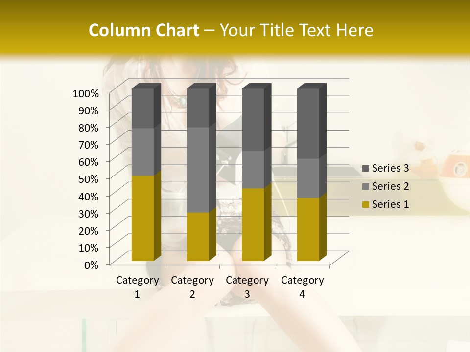 Mixer Woman High Heel PowerPoint Template