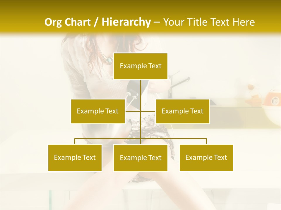 Mixer Woman High Heel PowerPoint Template