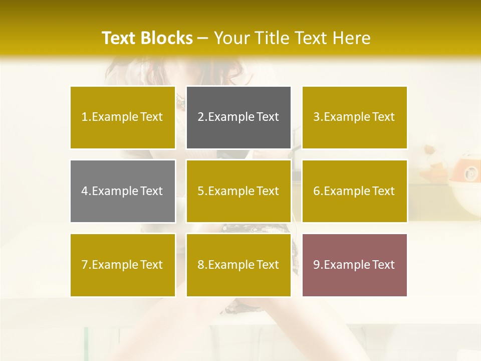 Mixer Woman High Heel PowerPoint Template