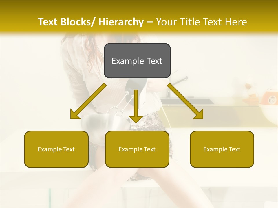 Mixer Woman High Heel PowerPoint Template