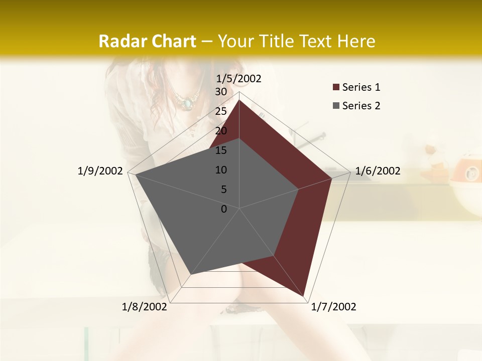 Mixer Woman High Heel PowerPoint Template