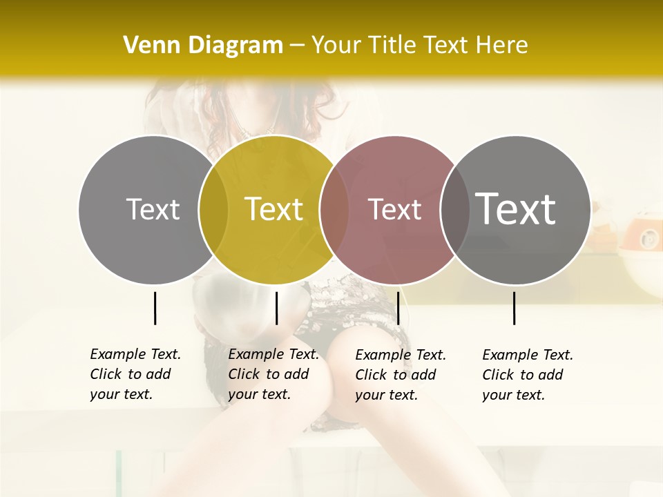 Mixer Woman High Heel PowerPoint Template