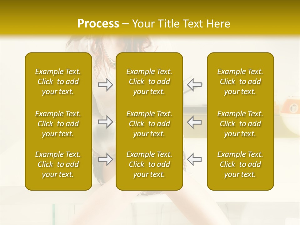 Mixer Woman High Heel PowerPoint Template