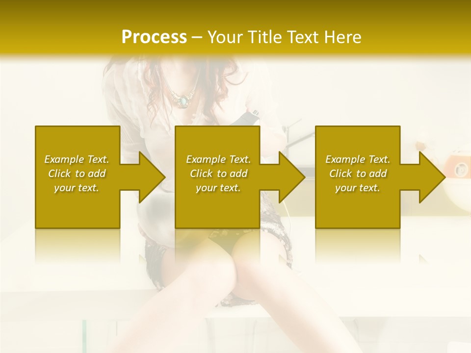 Mixer Woman High Heel PowerPoint Template