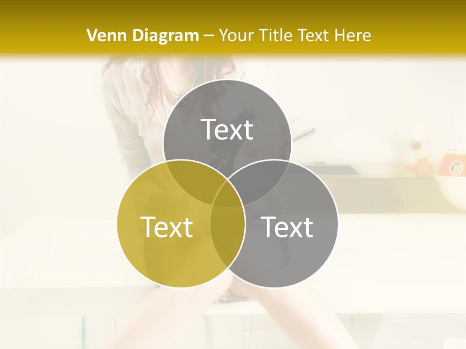 Mixer Woman High Heel PowerPoint Template