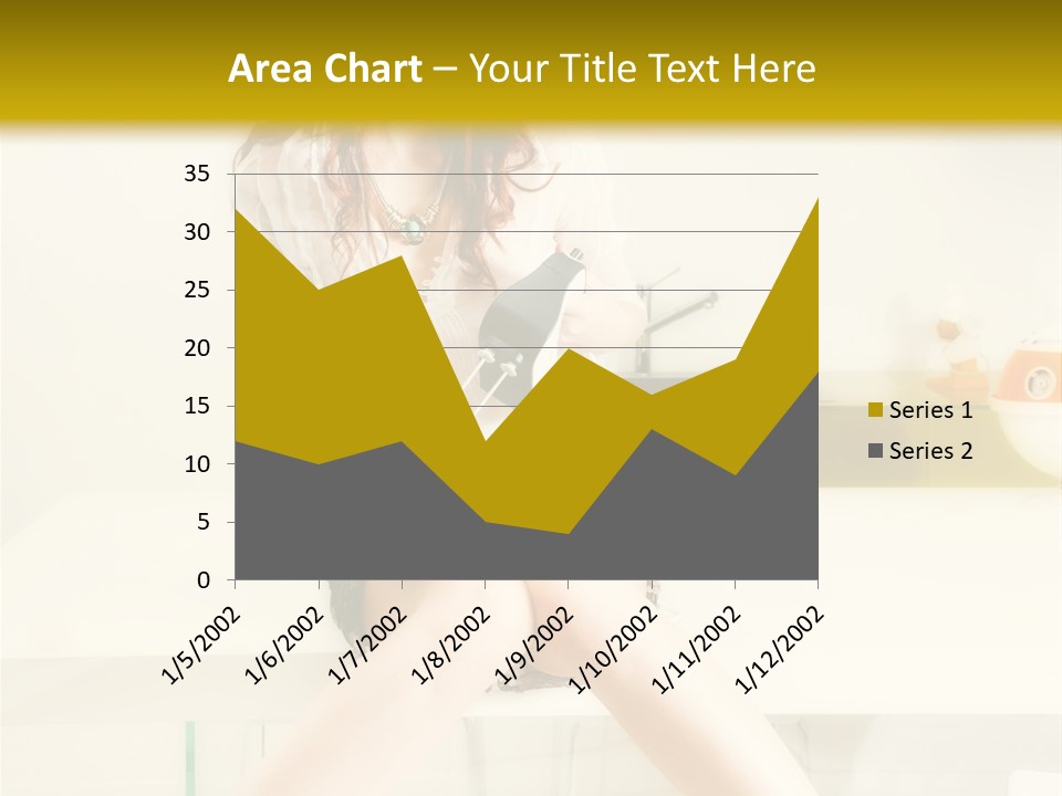 Mixer Woman High Heel PowerPoint Template