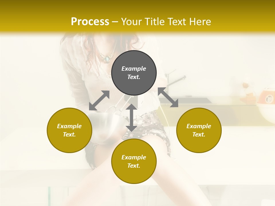 Mixer Woman High Heel PowerPoint Template