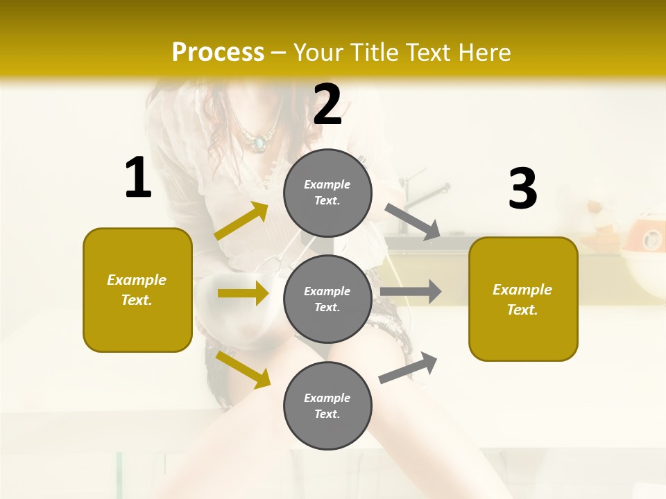 Mixer Woman High Heel PowerPoint Template