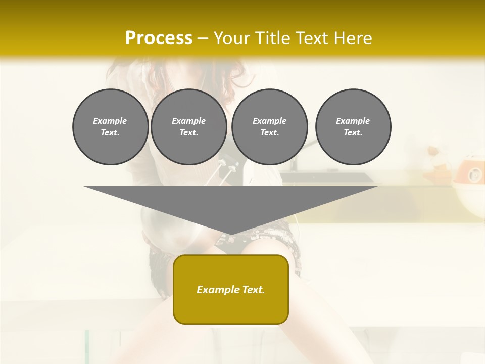 Mixer Woman High Heel PowerPoint Template