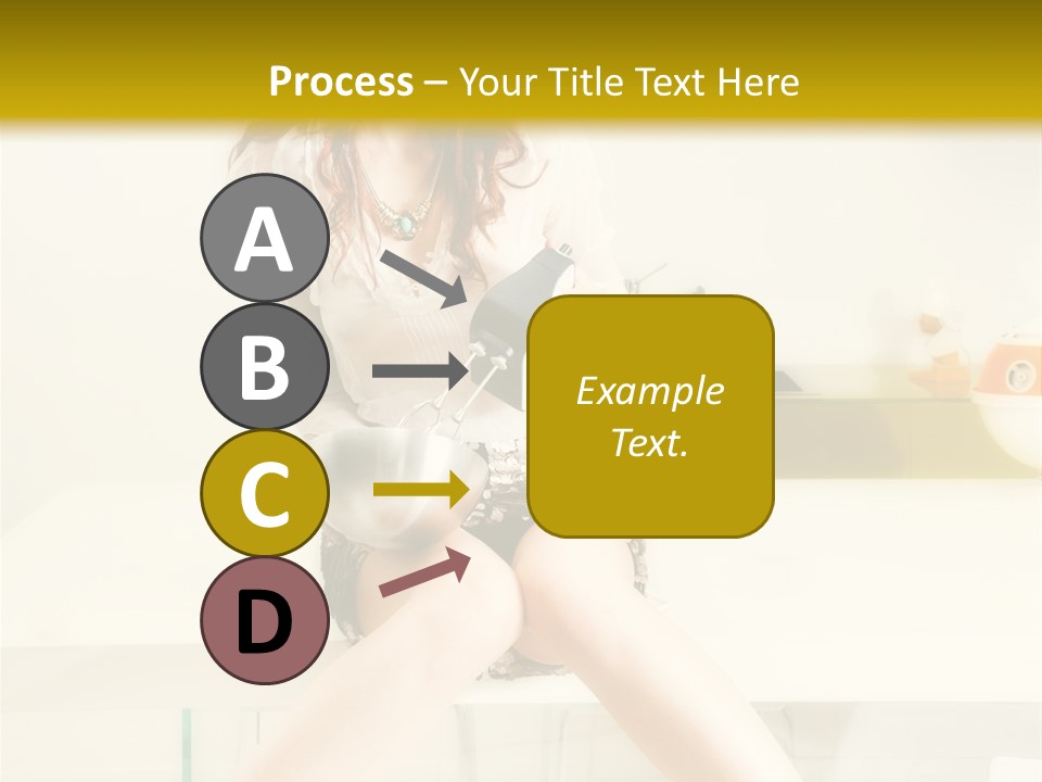 Mixer Woman High Heel PowerPoint Template