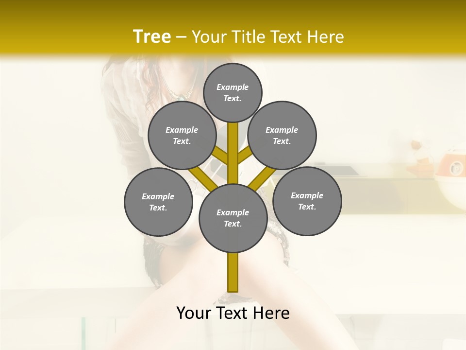 Mixer Woman High Heel PowerPoint Template