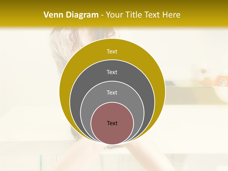 Mixer Woman High Heel PowerPoint Template