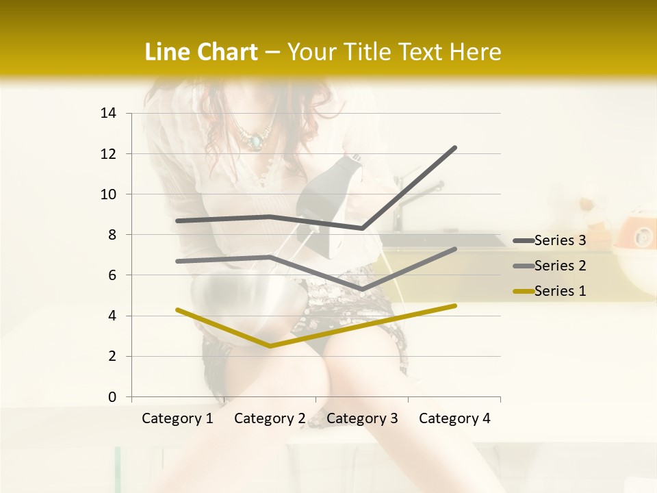 Mixer Woman High Heel PowerPoint Template