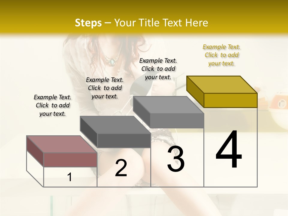 Mixer Woman High Heel PowerPoint Template