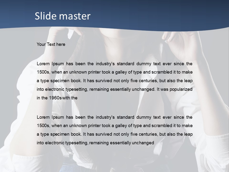 Beautiful Glamour Closeup PowerPoint Template