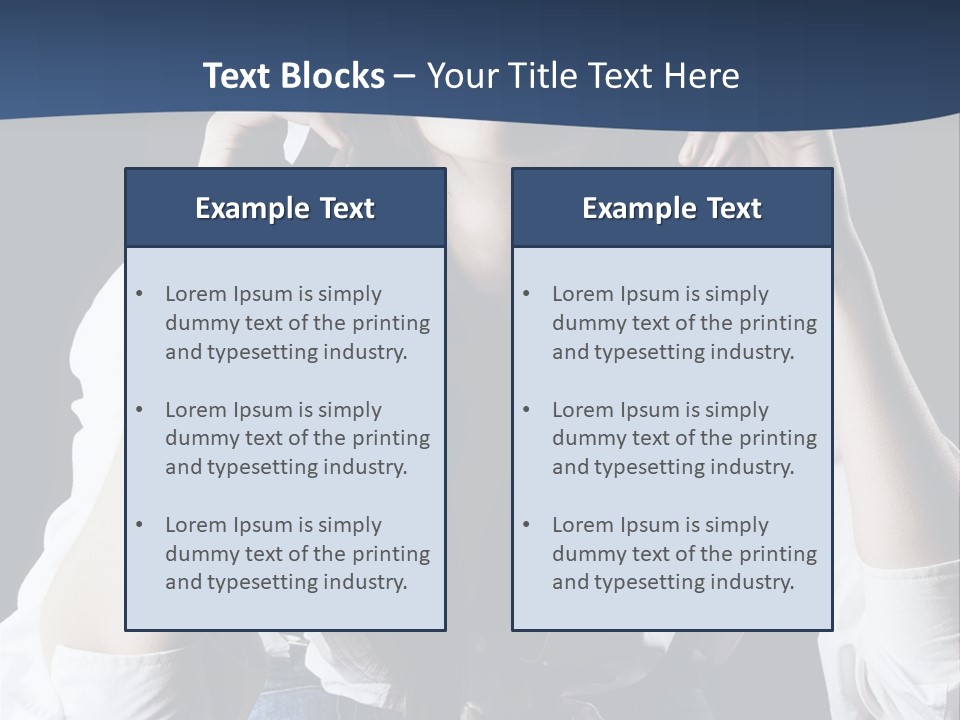 Beautiful Glamour Closeup PowerPoint Template