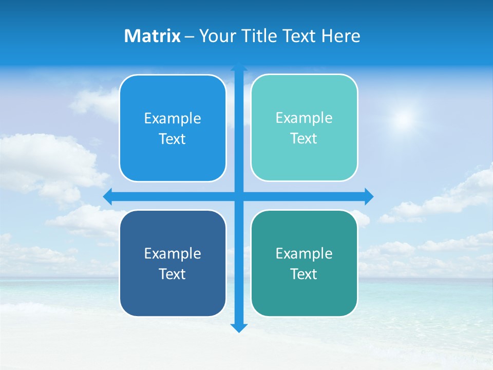 Coast Tropic Sky PowerPoint Template