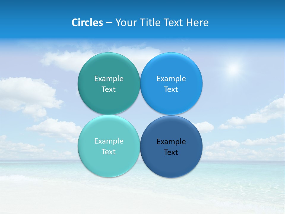 Coast Tropic Sky PowerPoint Template