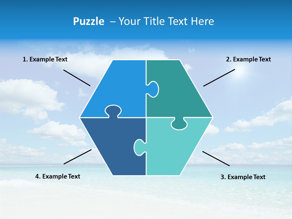 Coast Tropic Sky PowerPoint Template