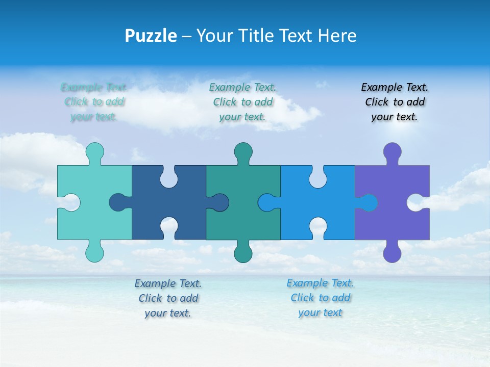 Coast Tropic Sky PowerPoint Template