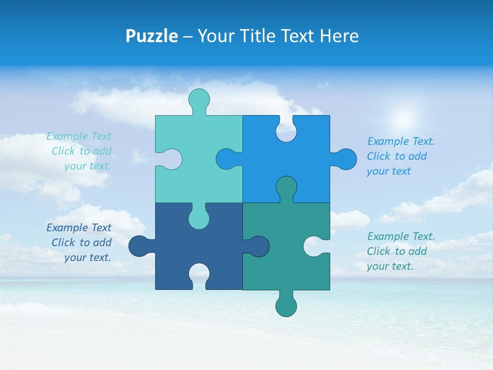 Coast Tropic Sky PowerPoint Template