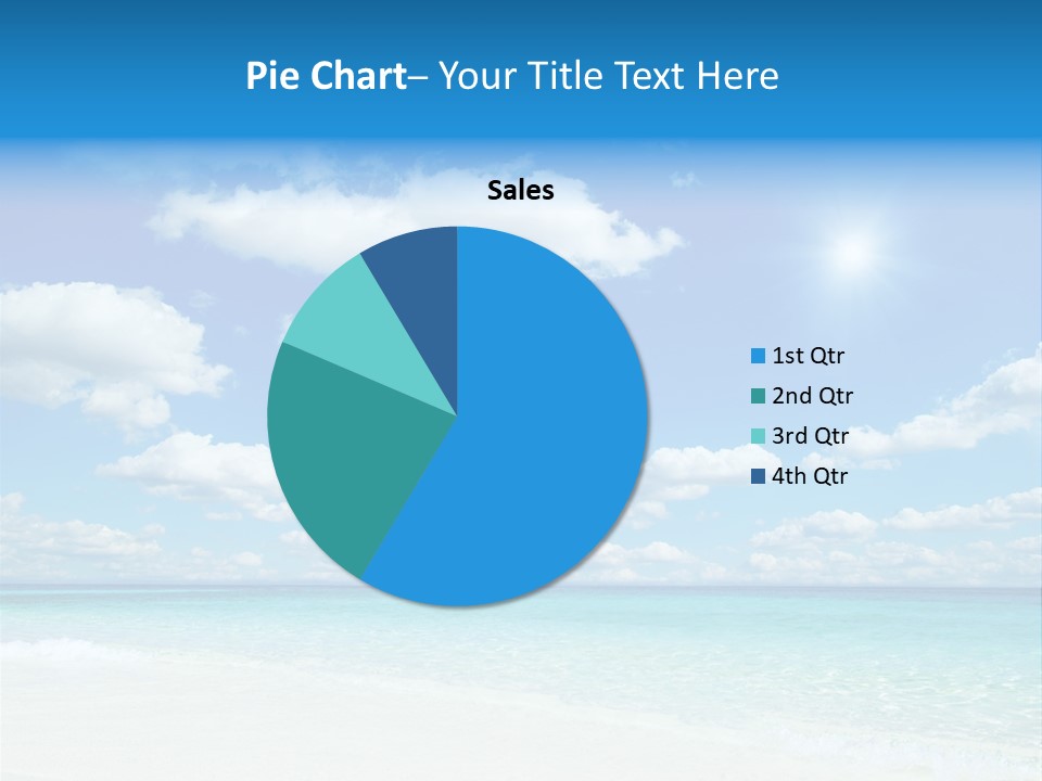 Coast Tropic Sky PowerPoint Template