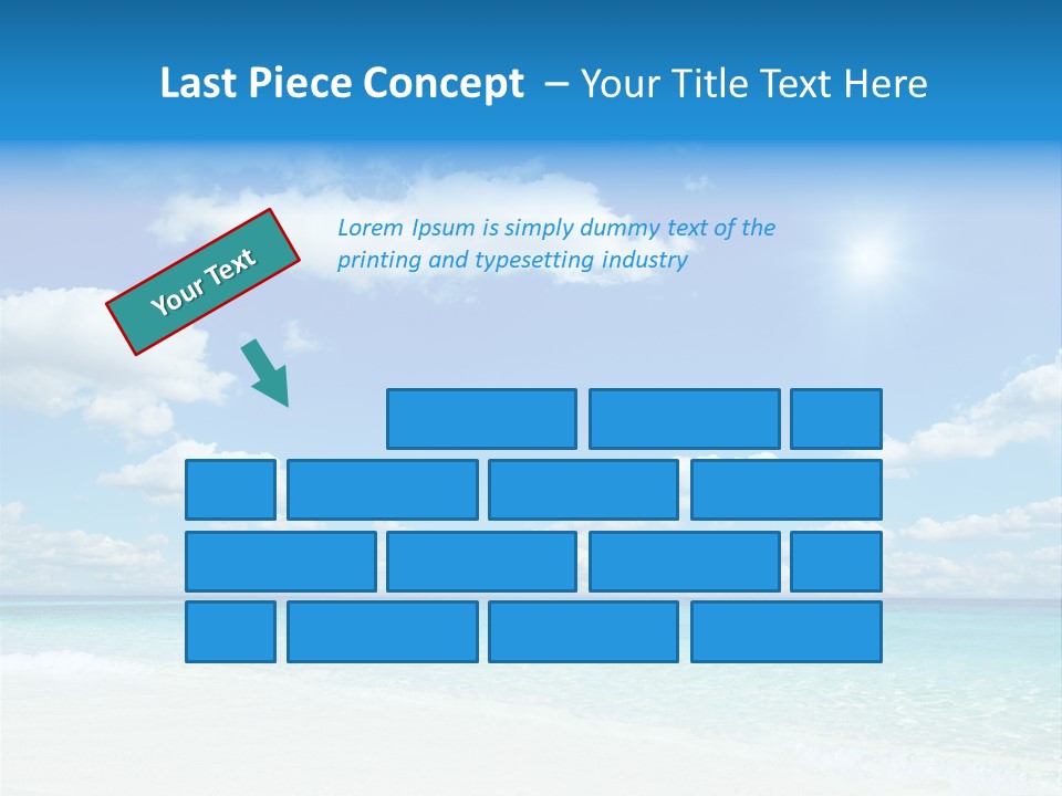 Coast Tropic Sky PowerPoint Template