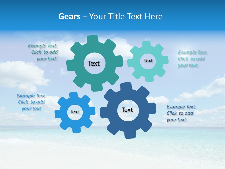 Coast Tropic Sky PowerPoint Template
