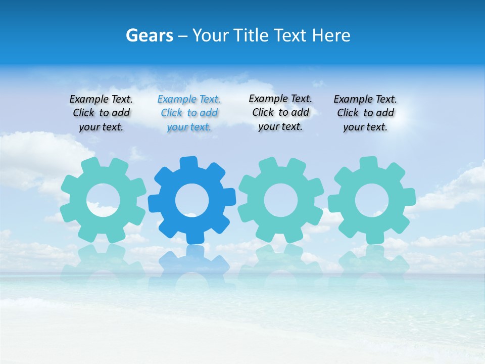 Coast Tropic Sky PowerPoint Template