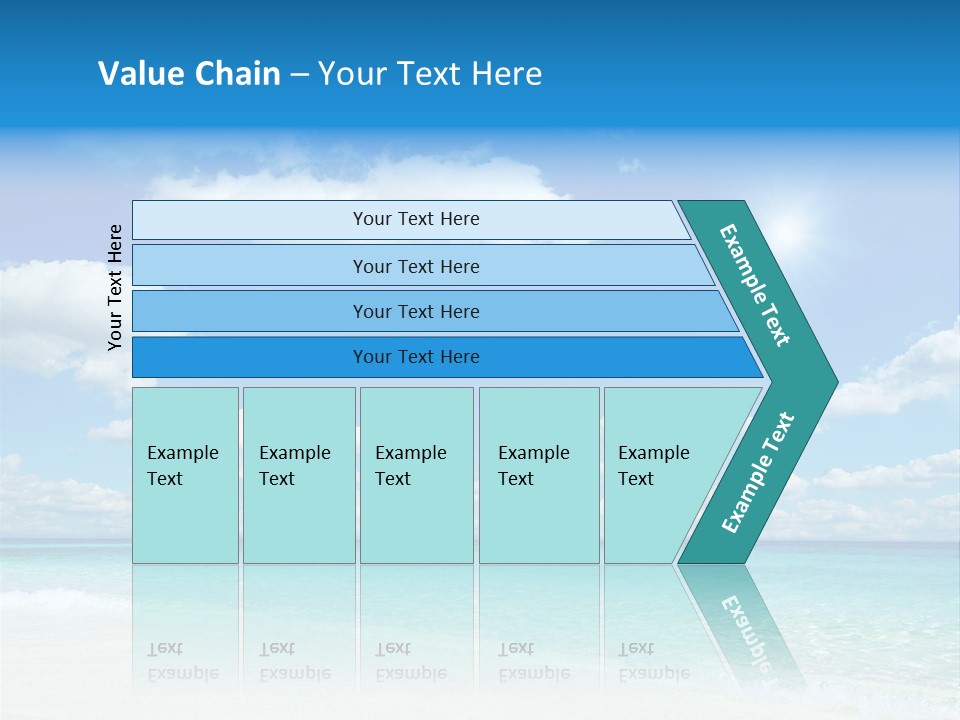 Coast Tropic Sky PowerPoint Template