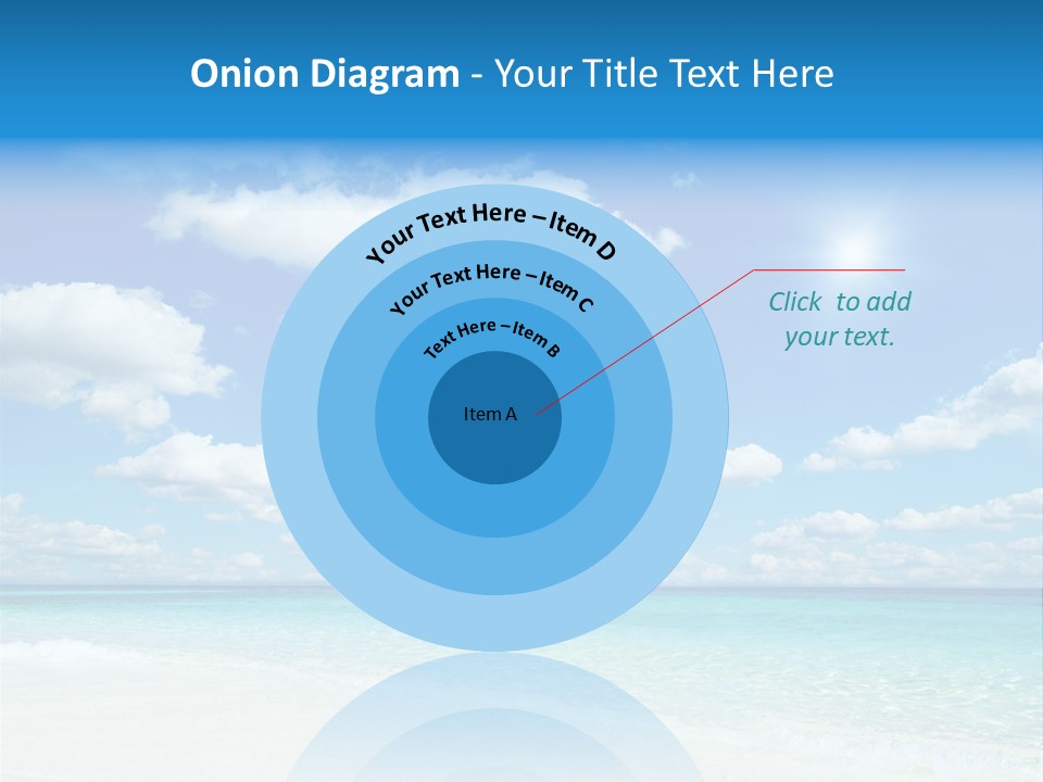 Coast Tropic Sky PowerPoint Template