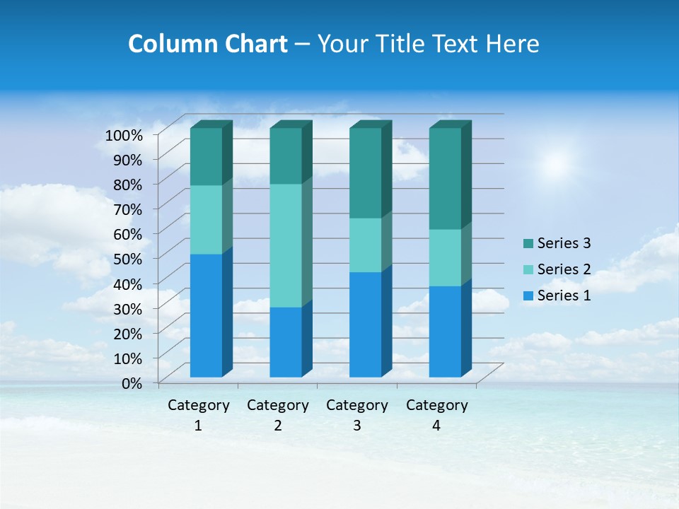 Coast Tropic Sky PowerPoint Template