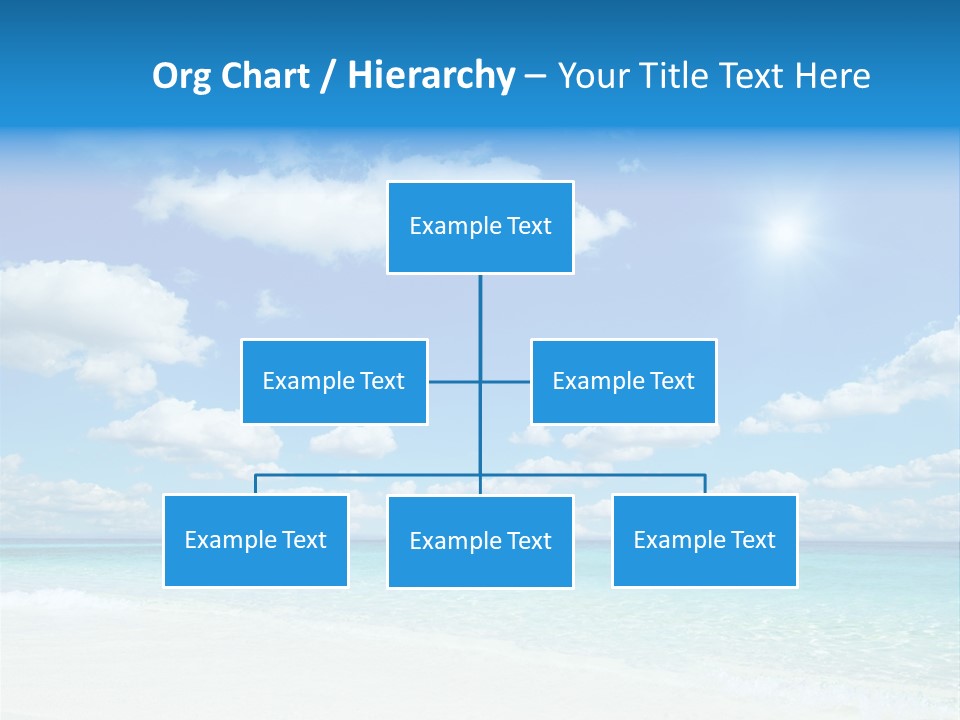 Coast Tropic Sky PowerPoint Template