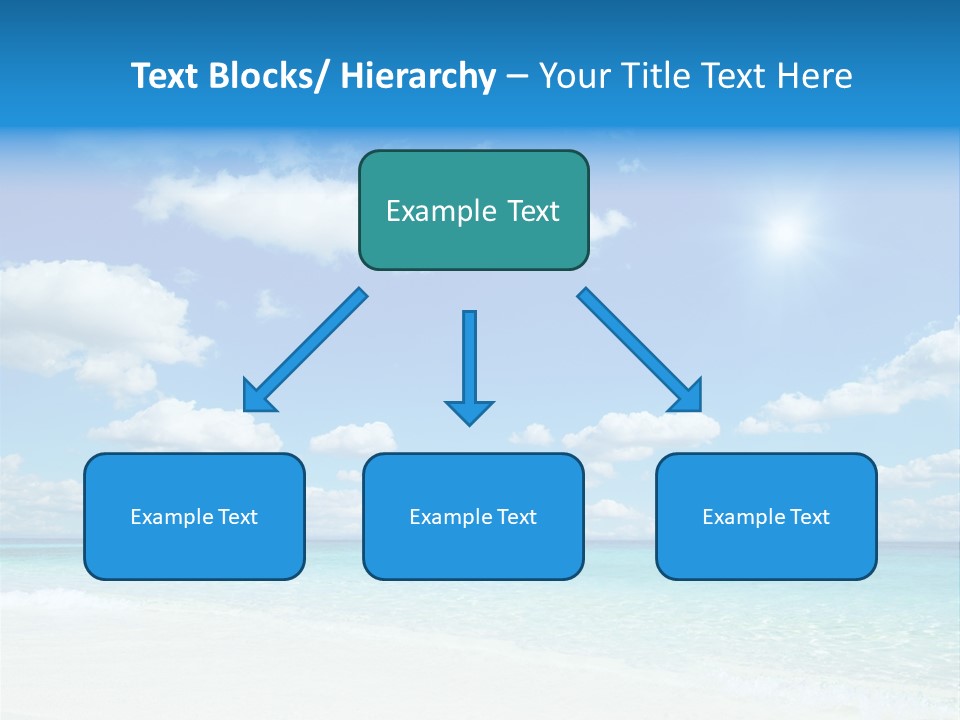 Coast Tropic Sky PowerPoint Template