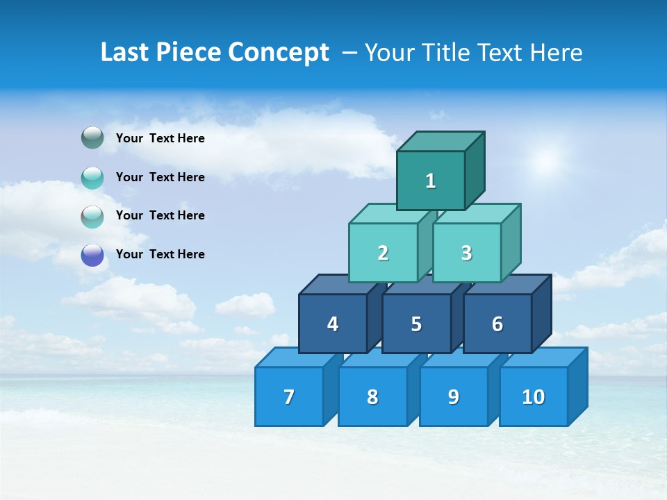 Coast Tropic Sky PowerPoint Template