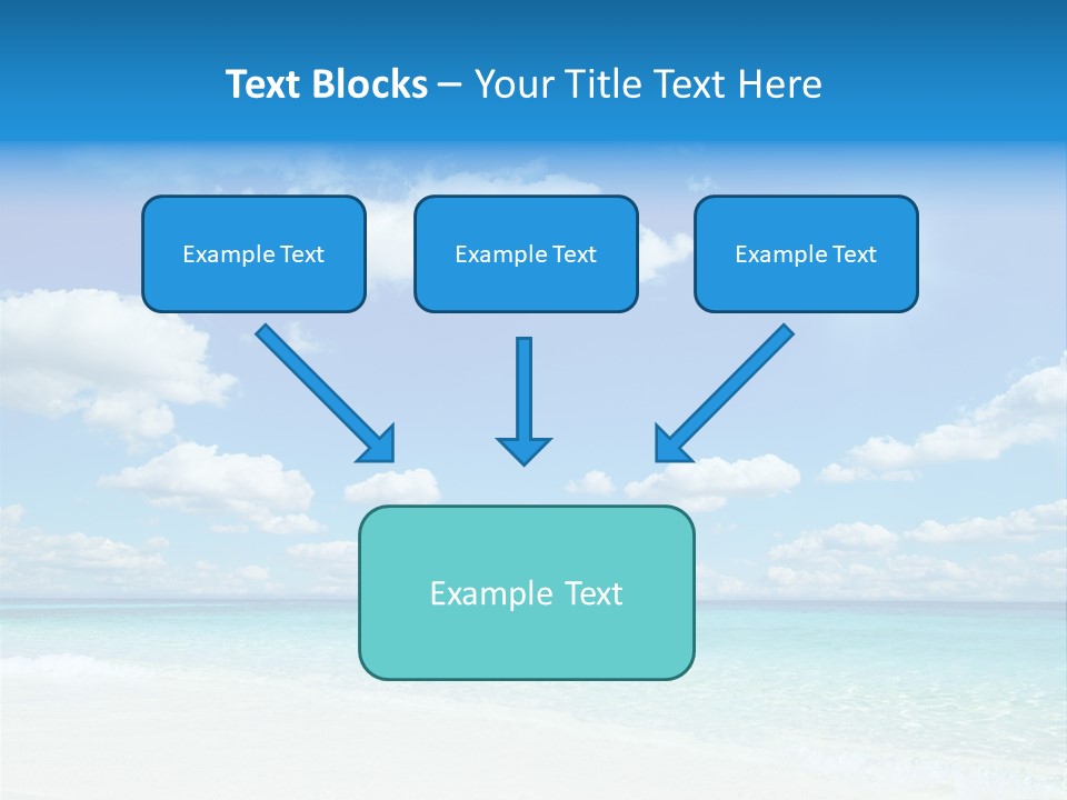 Coast Tropic Sky PowerPoint Template