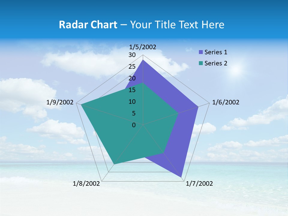 Coast Tropic Sky PowerPoint Template