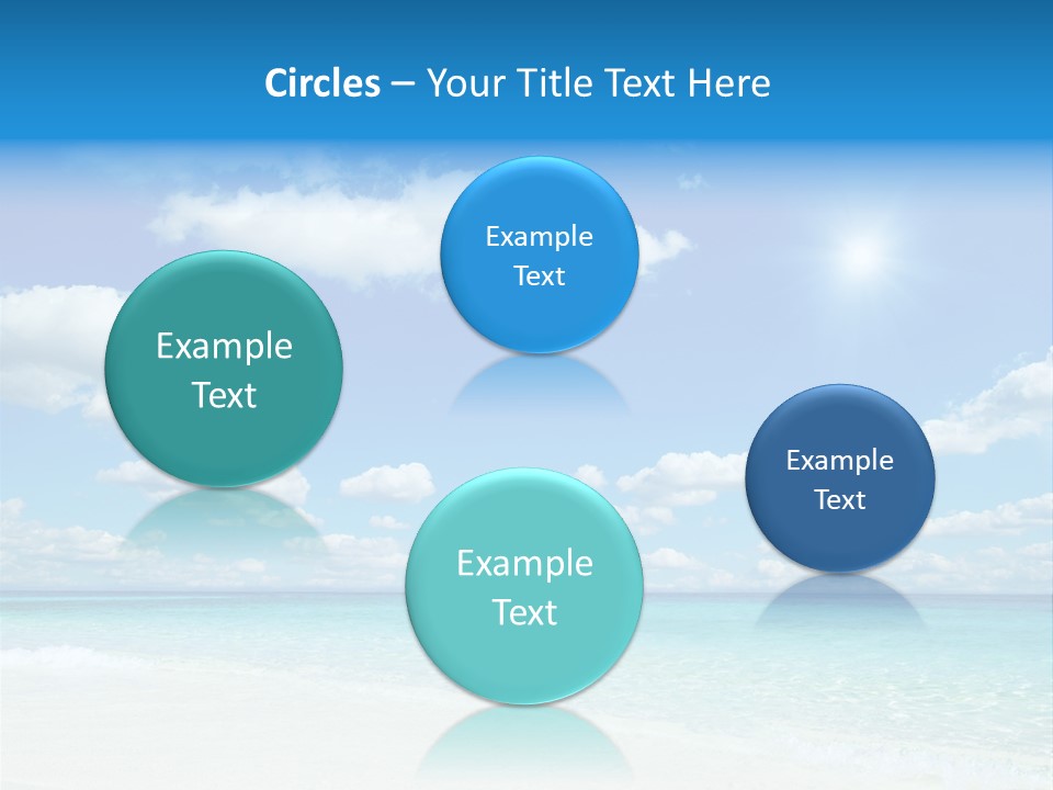 Coast Tropic Sky PowerPoint Template