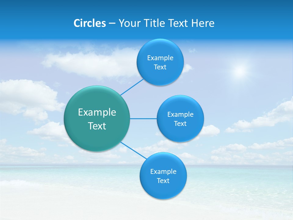 Coast Tropic Sky PowerPoint Template