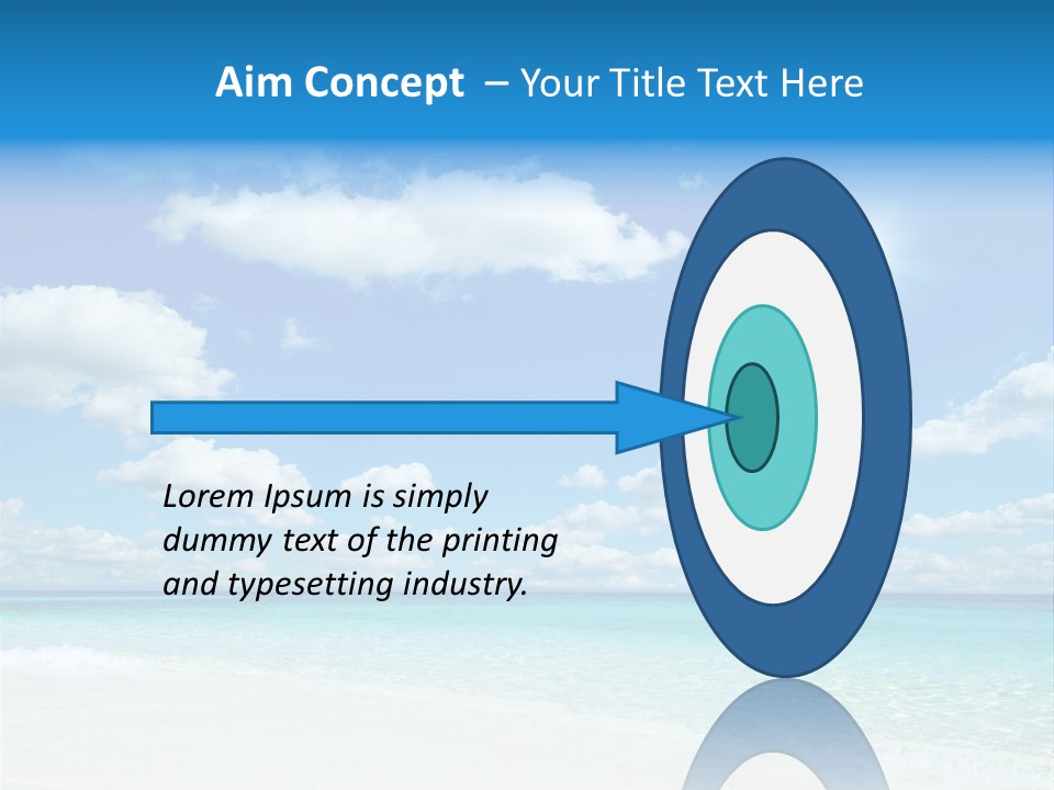 Coast Tropic Sky PowerPoint Template