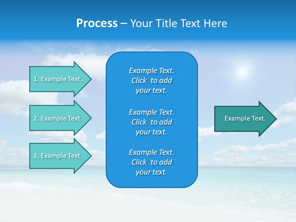 Coast Tropic Sky PowerPoint Template