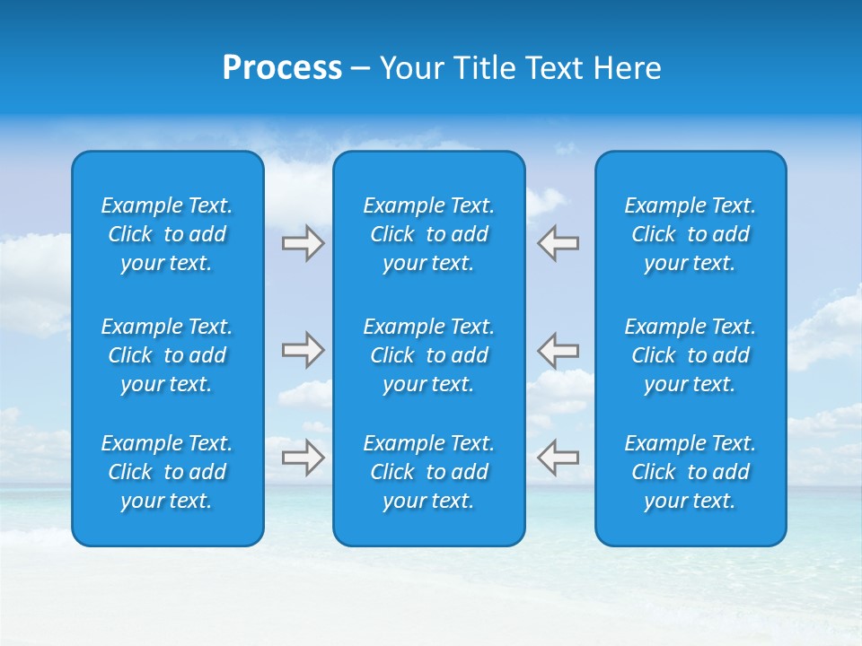 Coast Tropic Sky PowerPoint Template