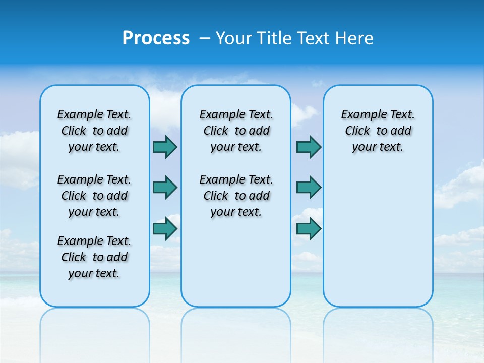Coast Tropic Sky PowerPoint Template