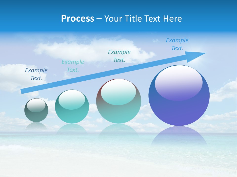 Coast Tropic Sky PowerPoint Template