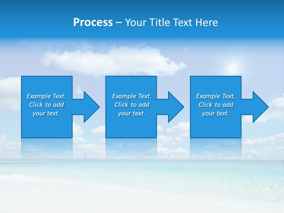 Coast Tropic Sky PowerPoint Template