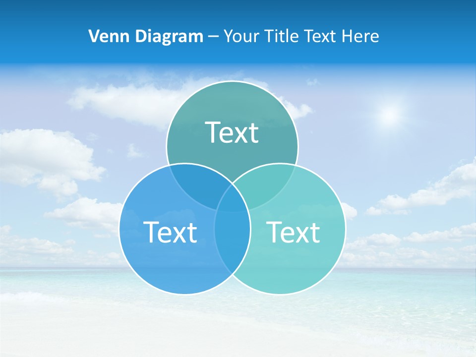 Coast Tropic Sky PowerPoint Template